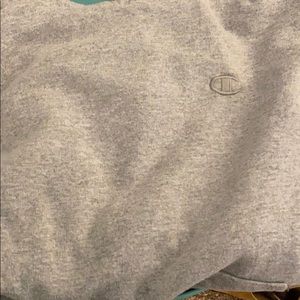 Grey champion hoodie